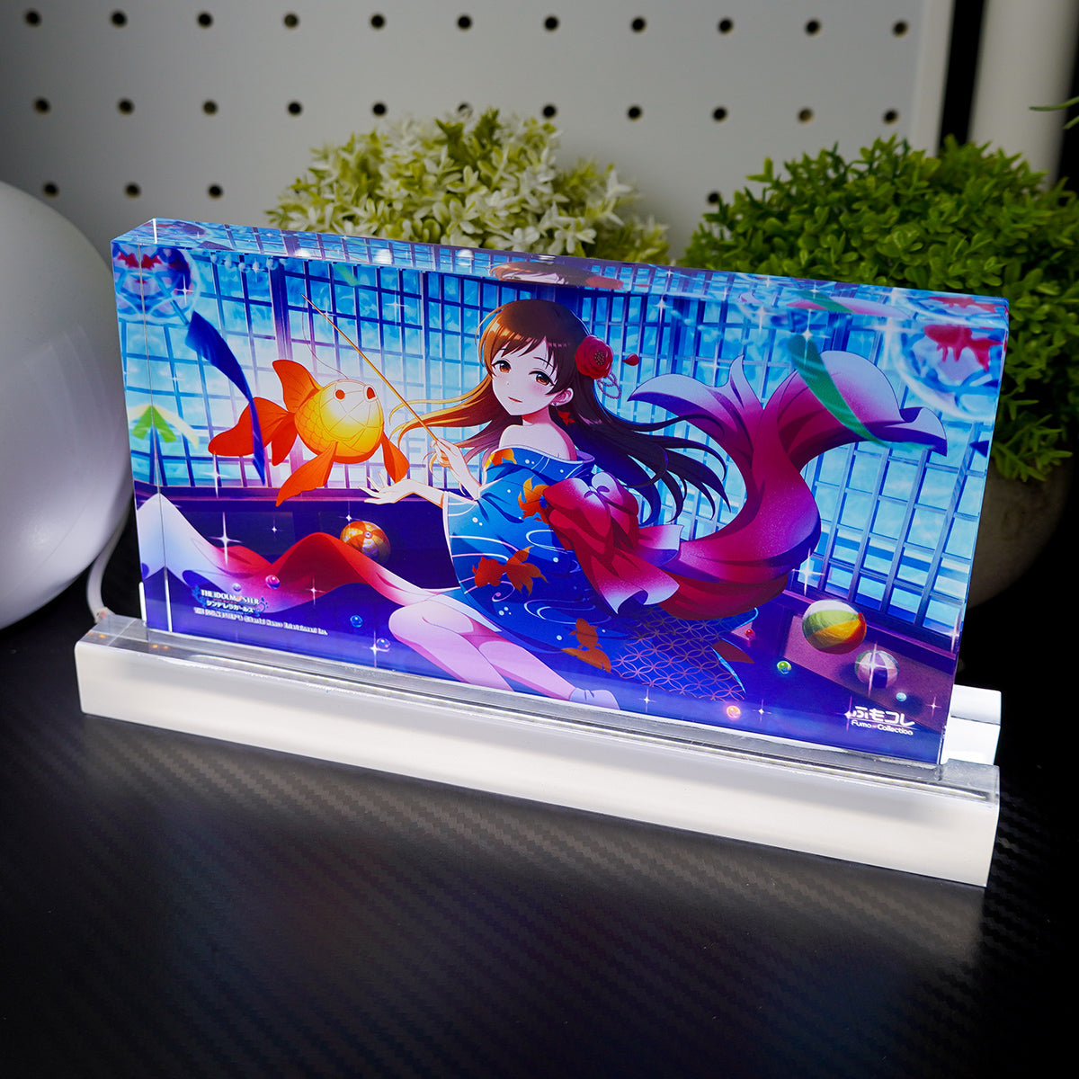 【予約品】ふもコレ × アイドルマスター シンデレラガールズ LEDスタンド付きアクリルブロック  新田美波