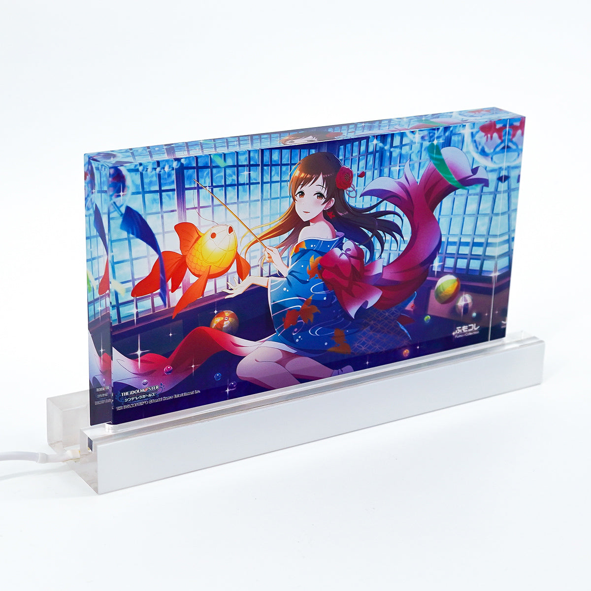 予約品】ふもコレ × アイドルマスター シンデレラガールズ LEDスタンド付きアクリルブロック 新田美波｜ふもコレ(Fumo Collection)