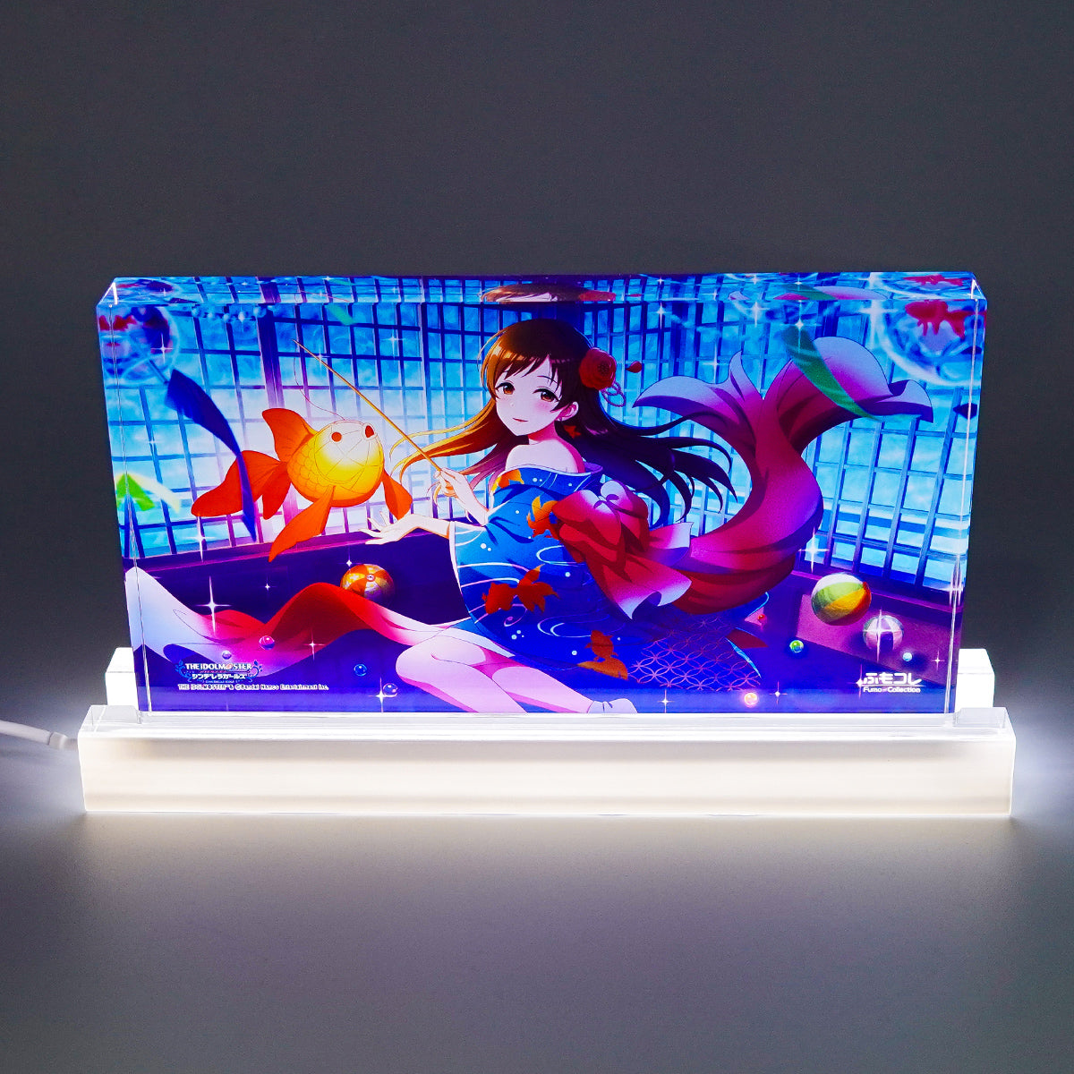 予約品】ふもコレ × アイドルマスター シンデレラガールズ LEDスタンド付きアクリルブロック 新田美波｜ふもコレ(Fumo Collection)