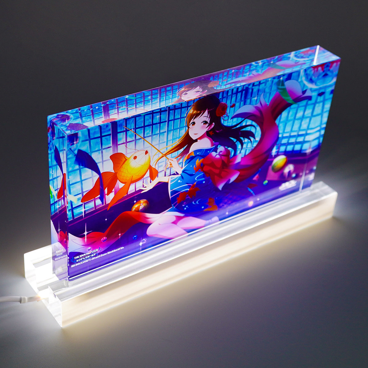 【予約品】ふもコレ × アイドルマスター シンデレラガールズ LEDスタンド付きアクリルブロック  新田美波