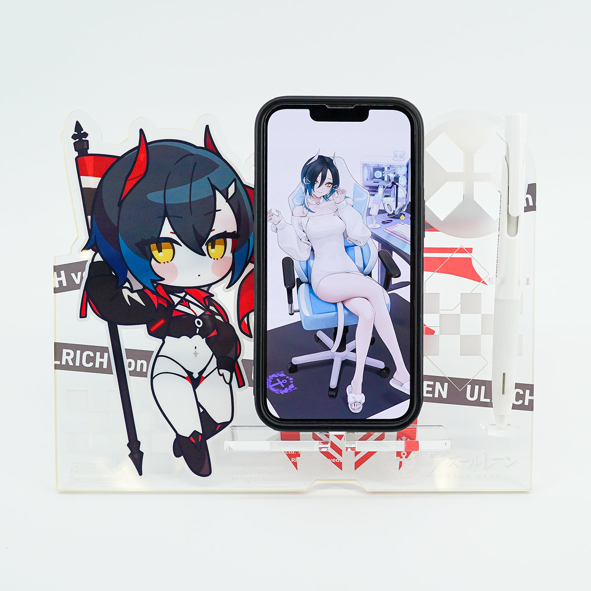 【在庫品】ふもコレ×アズールレーン アクリルマルチスタンド ウルリッヒ・フォン・フッテンモデル