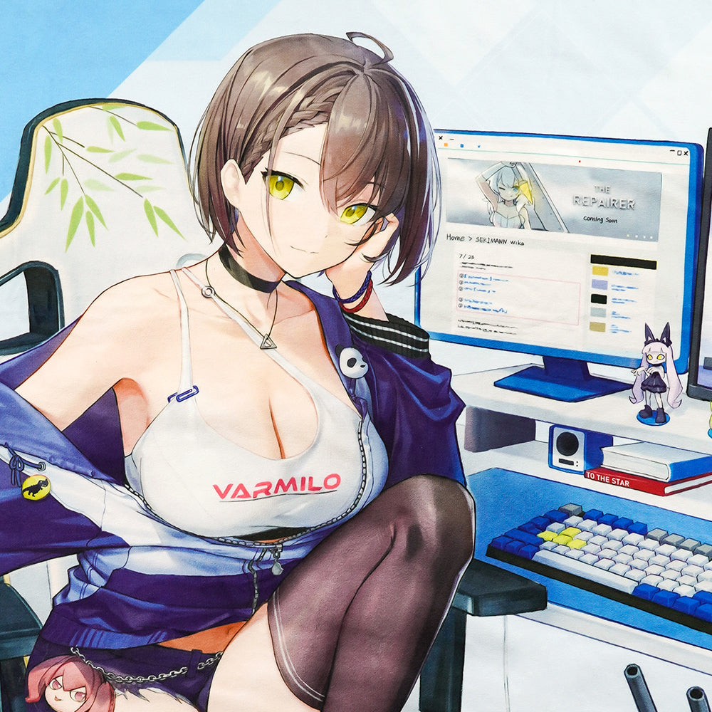 【在庫品】ふもコレ×アズールレーン 特大ブランケット ボルチモア