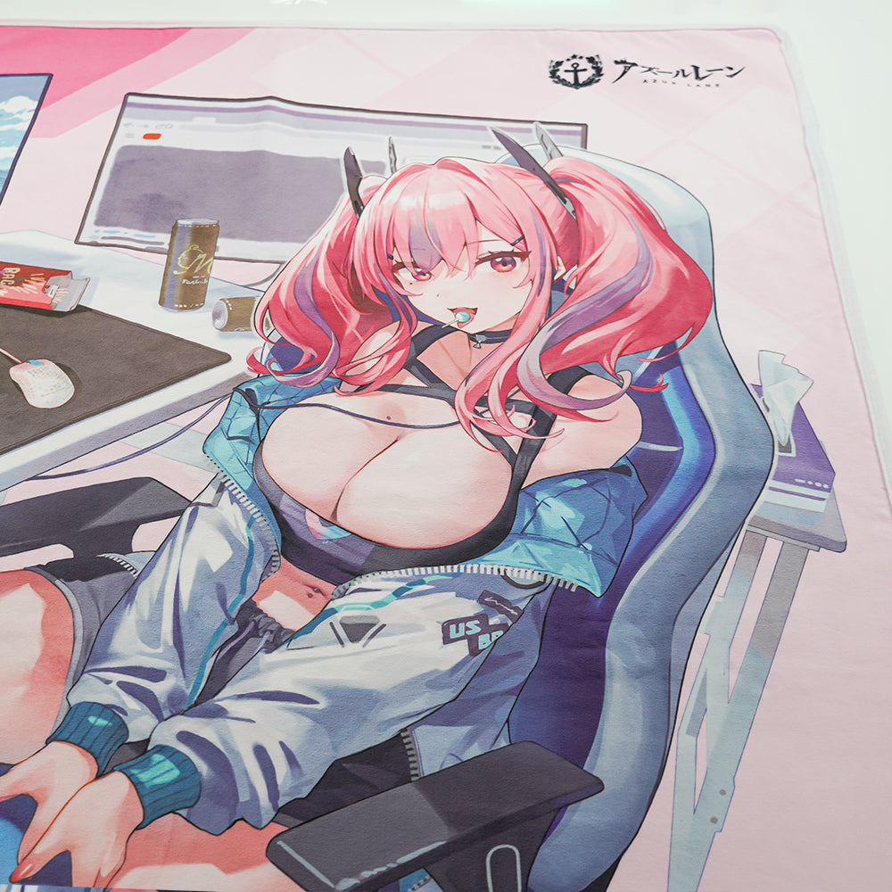 【在庫品】ふもコレ×アズールレーン 特大ブランケット ブレマートン