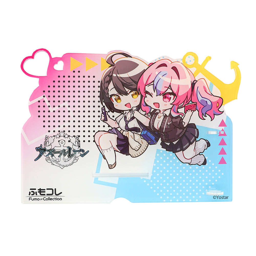 【在庫品】ふもコレ×アズールレーン アクリルマルチスタンド ブレマートン＆ボルチモアモデル