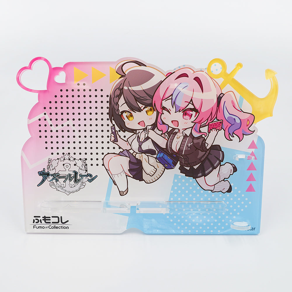 【在庫品】ふもコレ×アズールレーン アクリルマルチスタンド ブレマートン＆ボルチモアモデル