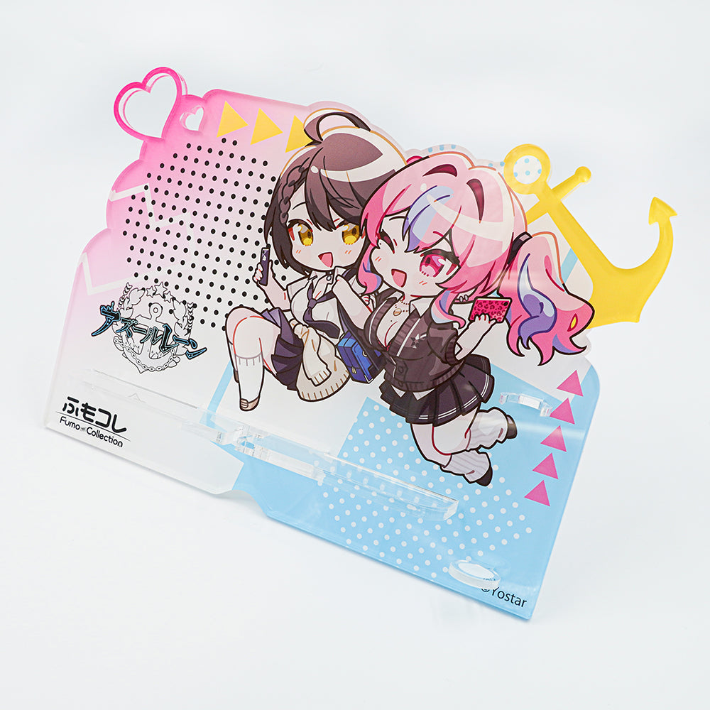 【在庫品】ふもコレ×アズールレーン アクリルマルチスタンド ブレマートン＆ボルチモアモデル