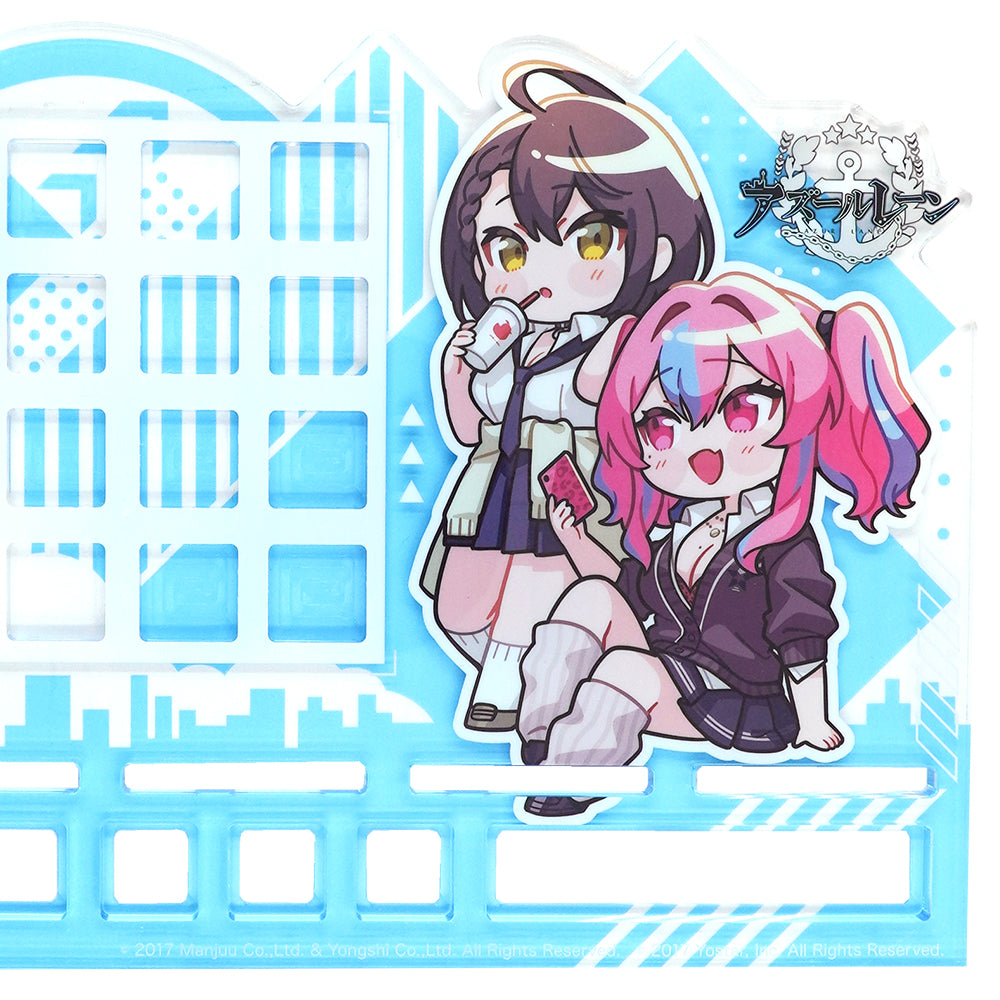 ふもコレ×アズールレーン アクリルキーボードスタンド ブレマートン＆ボルチモアモデル