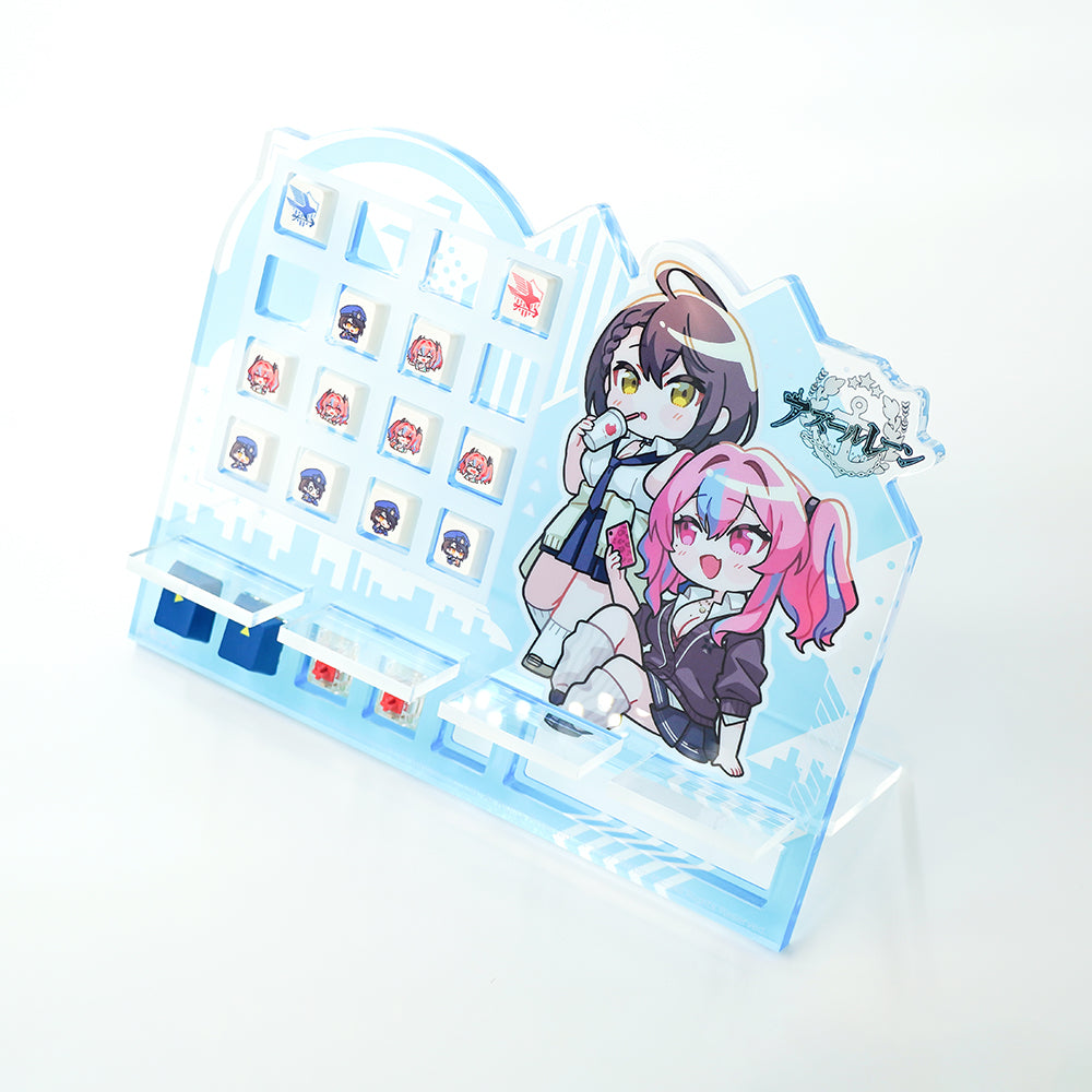 【在庫品】ふもコレ×アズールレーン アクリルキーボードスタンド ブレマートン＆ボルチモアモデル