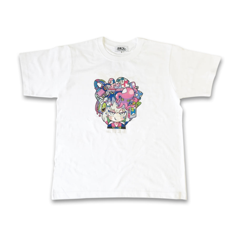 ふもコレ T-shirt 寺田てら White