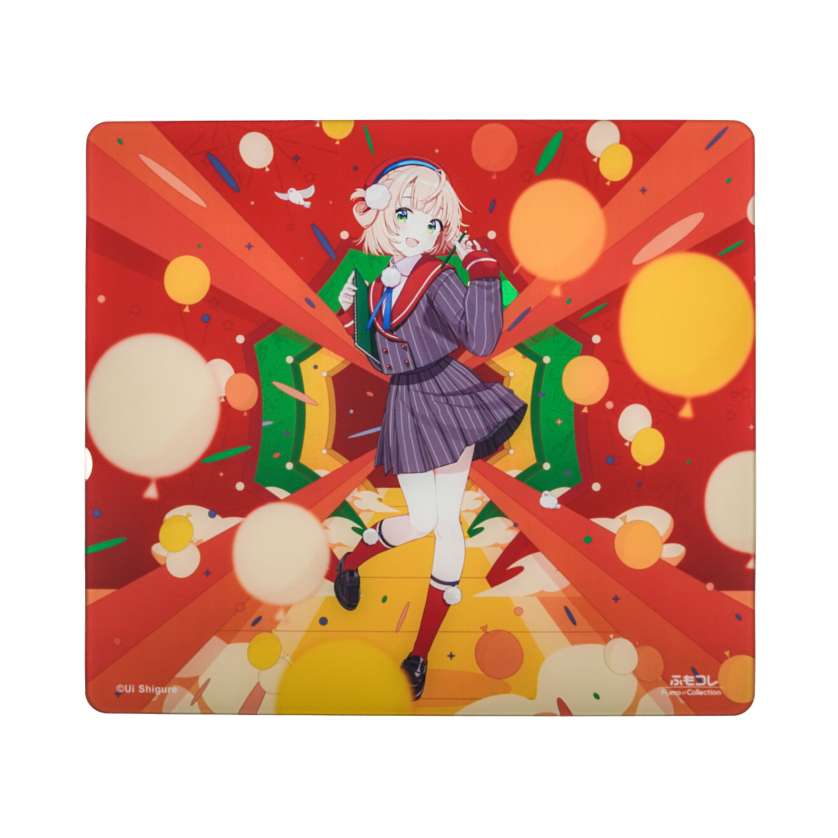 【予約品】ふもコレ × しぐれうい5周年記念 Dream Gamer Thunder Glass Mousepad