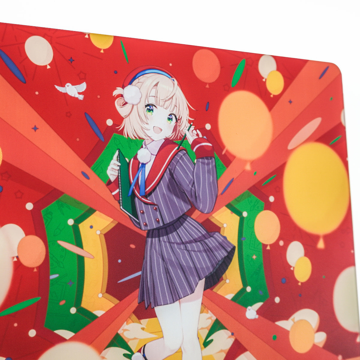 【予約品】ふもコレ × しぐれうい5周年記念 Dream Gamer Thunder Glass Mousepad