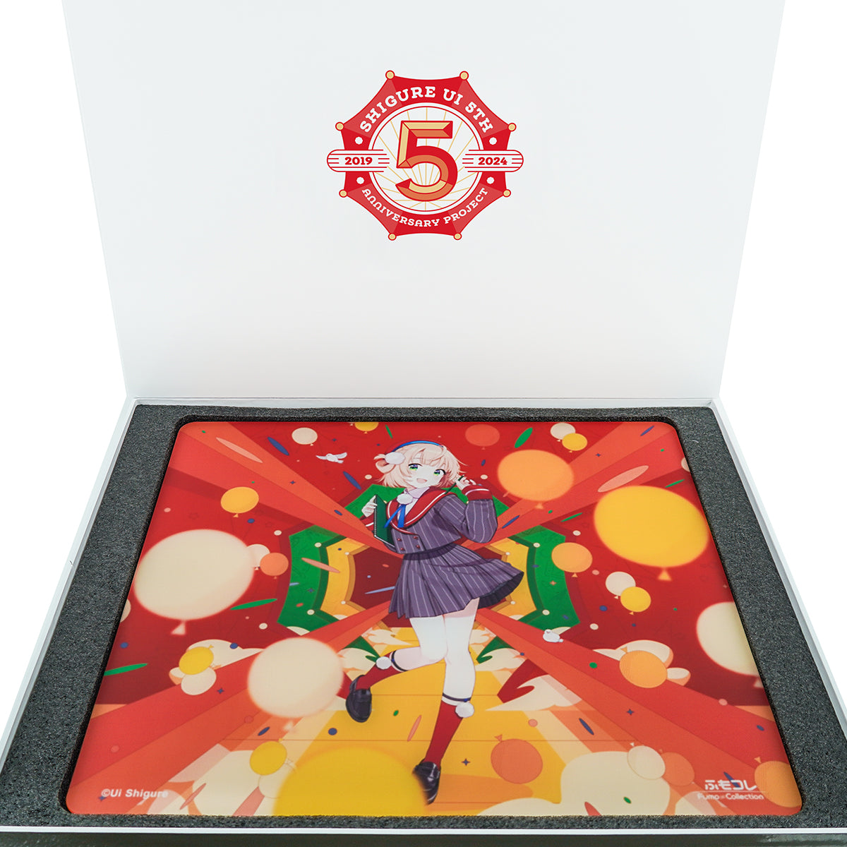 【予約品】ふもコレ × しぐれうい5周年記念 Dream Gamer Thunder Glass Mousepad