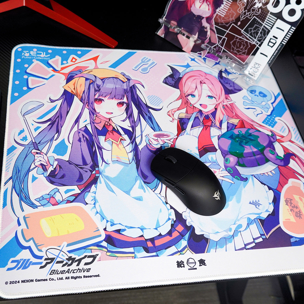 【在庫品】ふもコレ×ブルーアーカイブ ゲーミングマウスパッド 給食部 XL