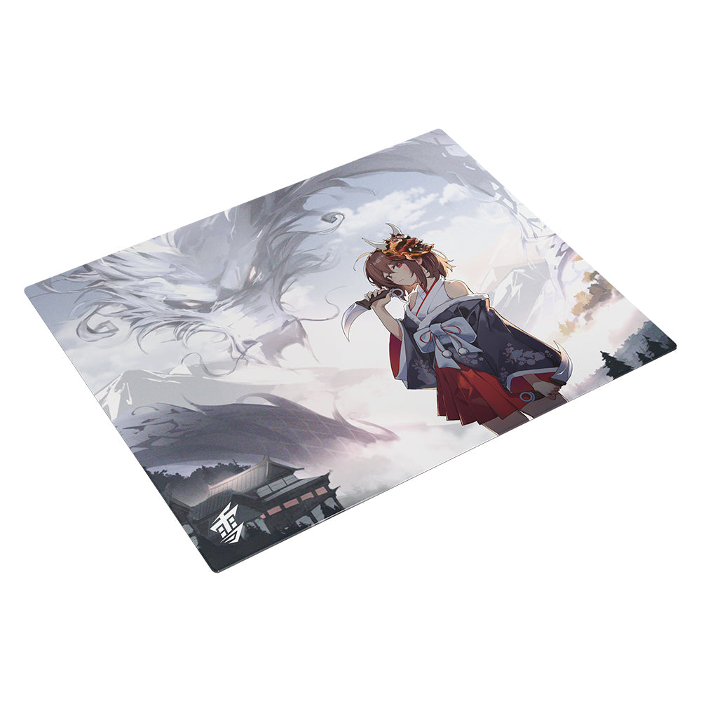 Yuki Aim Glass Mousepad Oni 2.0 Collection Large【他商品との同梱不可】